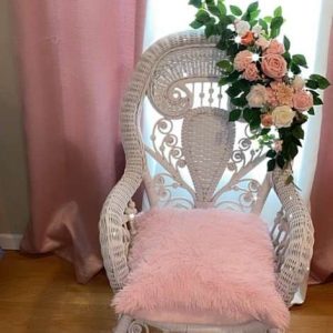 White Wicker Chair